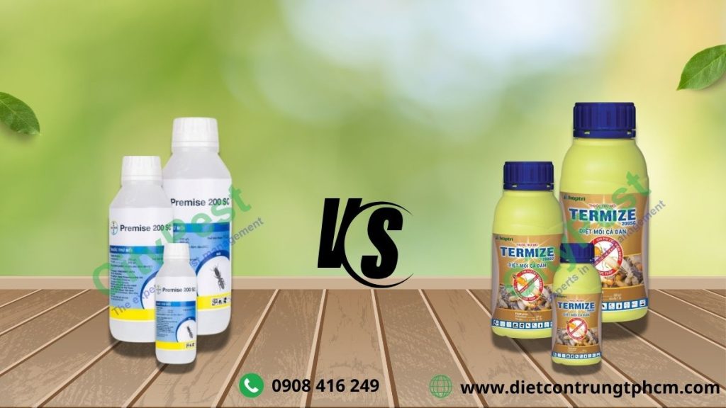 So sánh thuốc chống mối termize 200SC và Premise 200SC