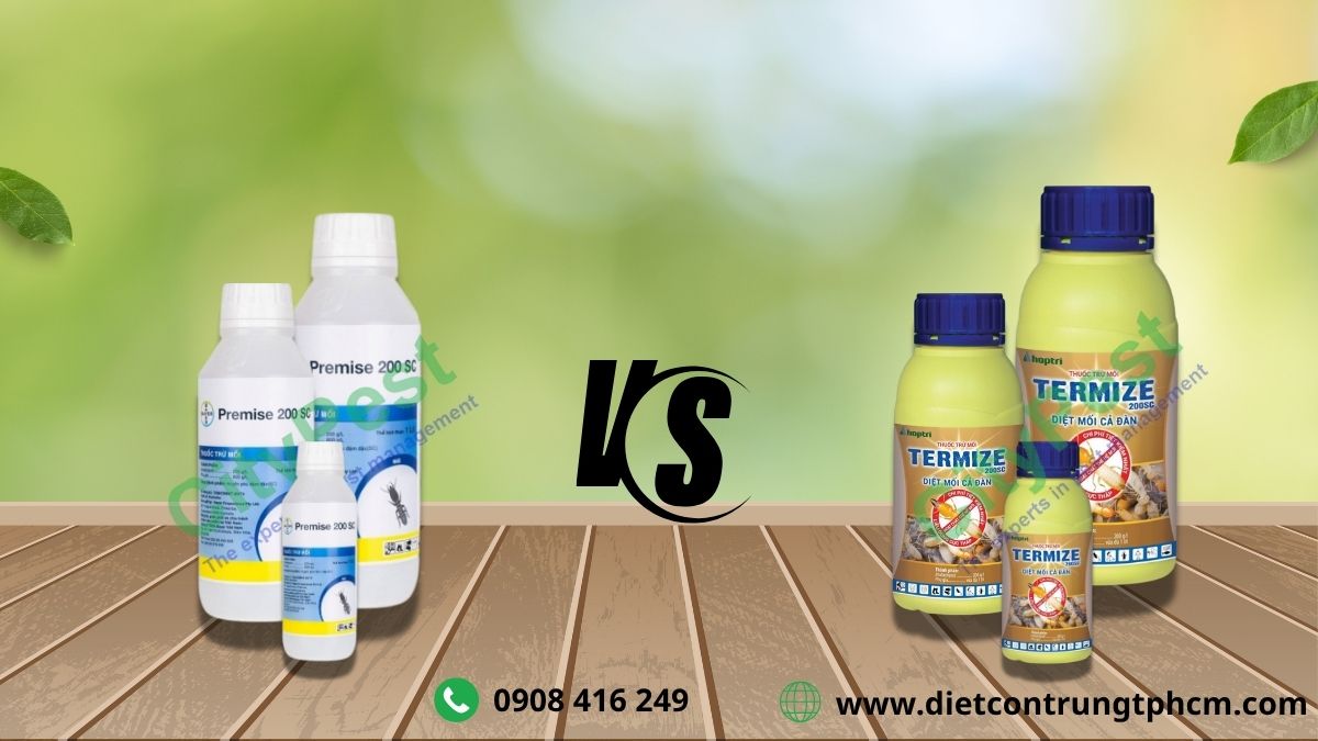 So sánh thuốc chống mối termize 200SC và Premise 200SC